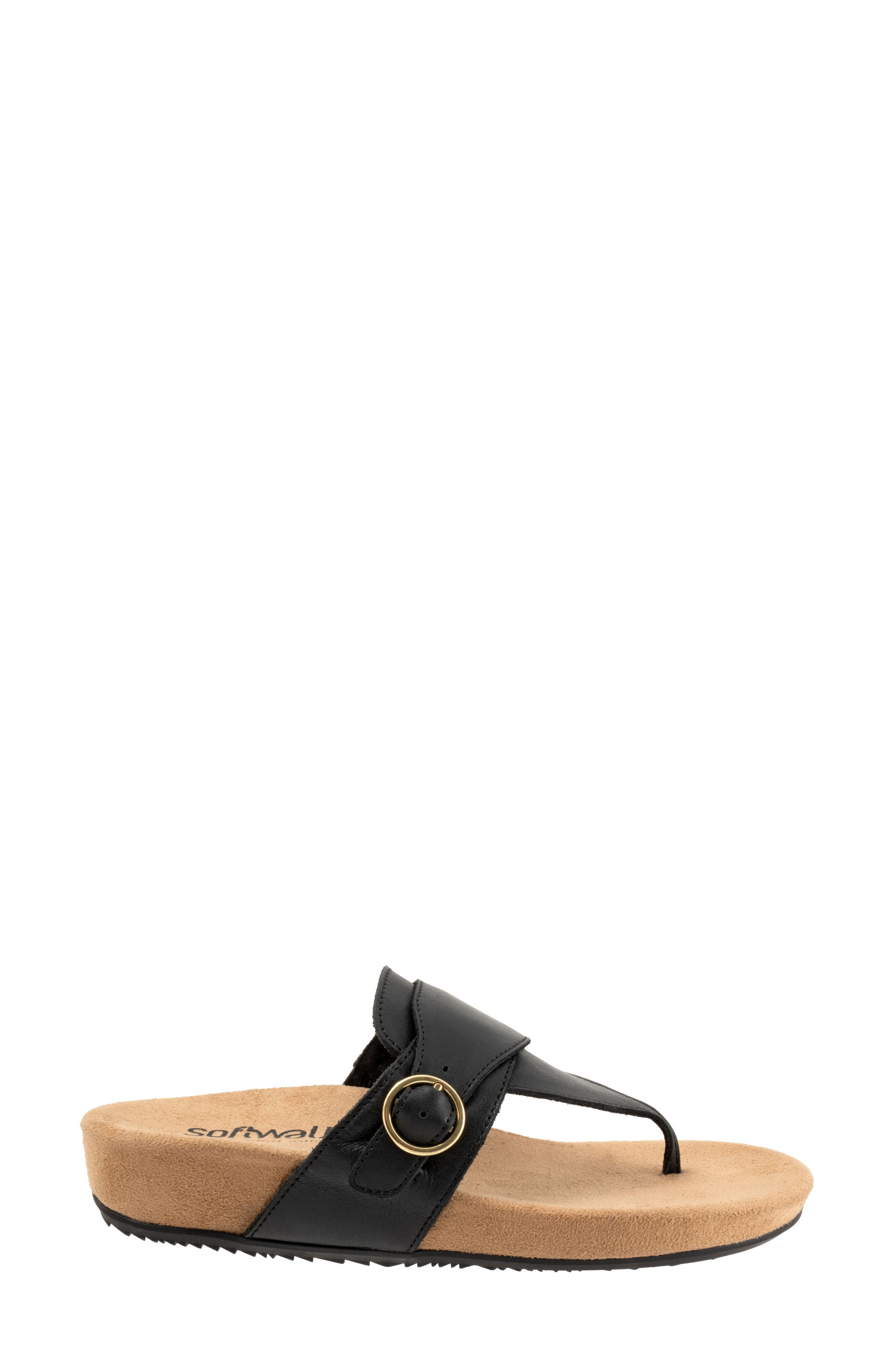 SoftWalk<sup>®</sup> Belize 2.0 Sandal - Multiple Widths Available, Alternate, color, Black