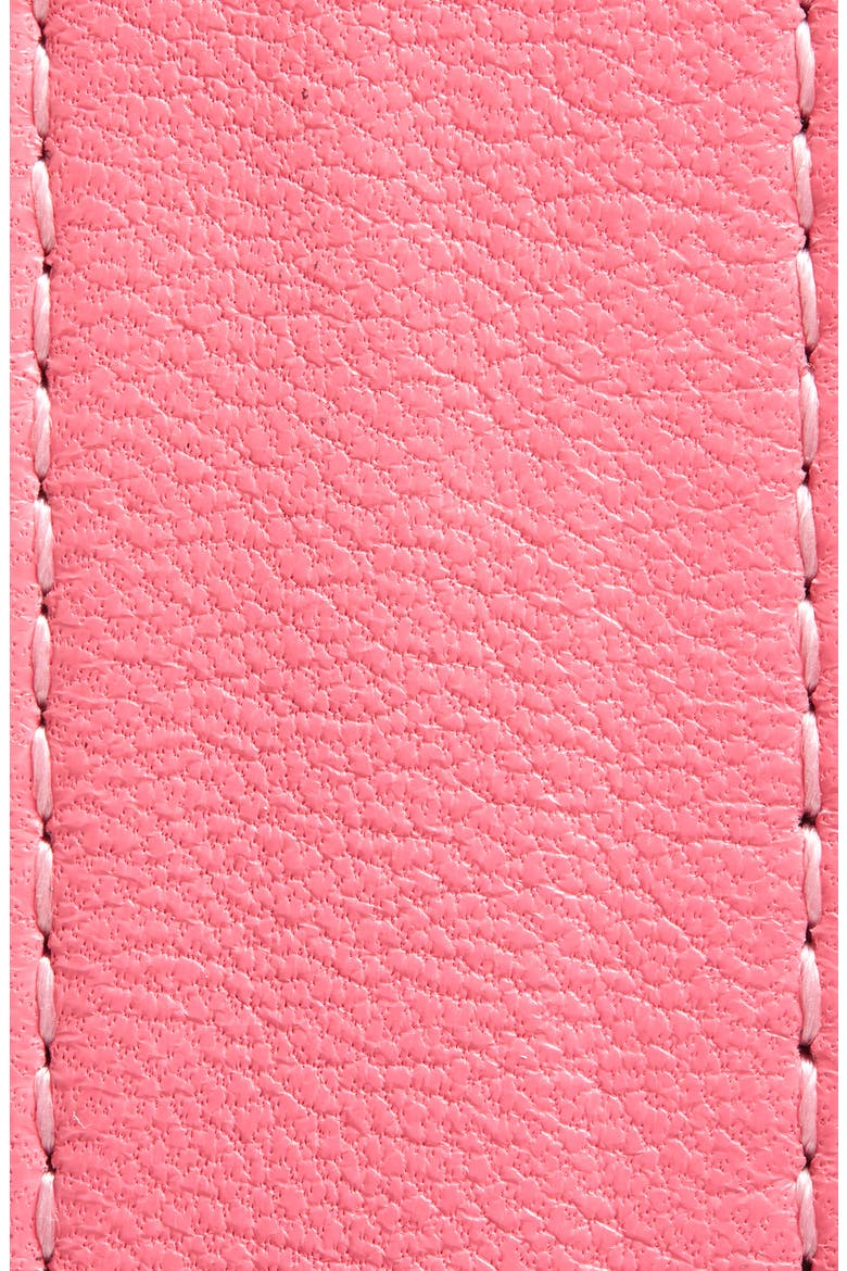 Sally Shell Clasp Leather Belt, Alternate, color, PINK