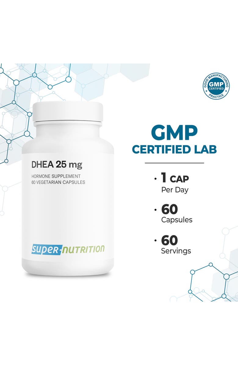 SuperSmart DHEA 25mg, Alternate, color, NO COLOR