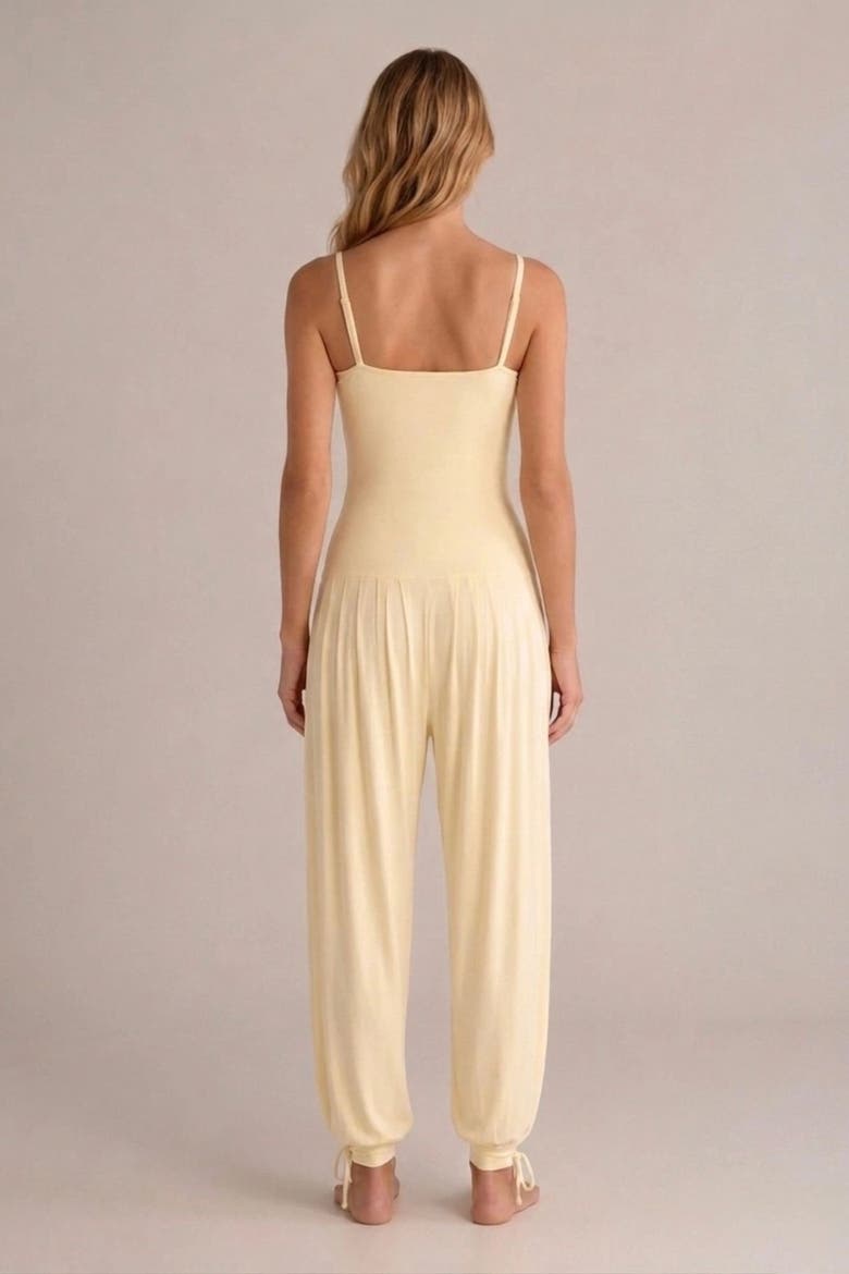 Shine Yoga Jumpsuit, Alternate, color, Butter Yellow
