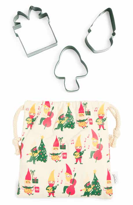 Set of 3 Gnome for the Holidays Cookie Cutters in a Gift Bag