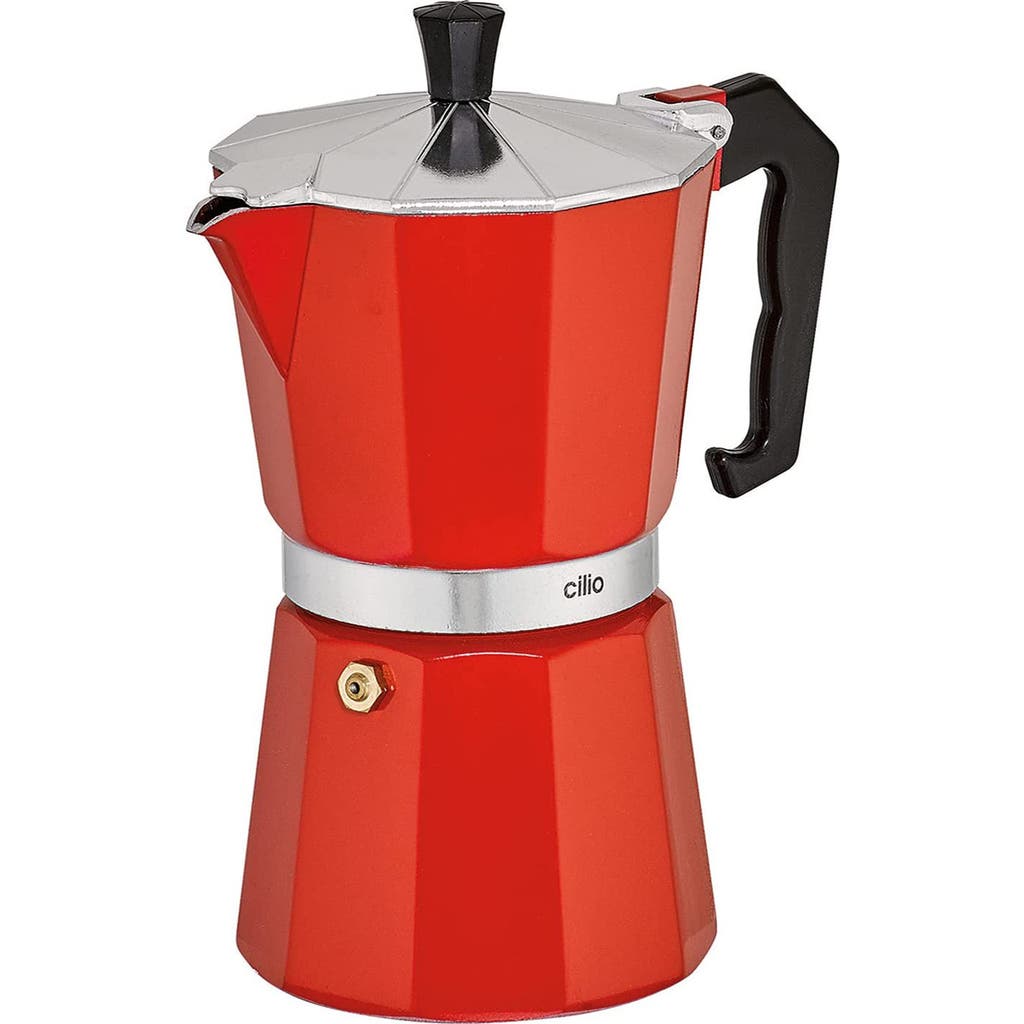 CILIO Classico Stovetop Espresso Maker, 15 ounce in Red  product