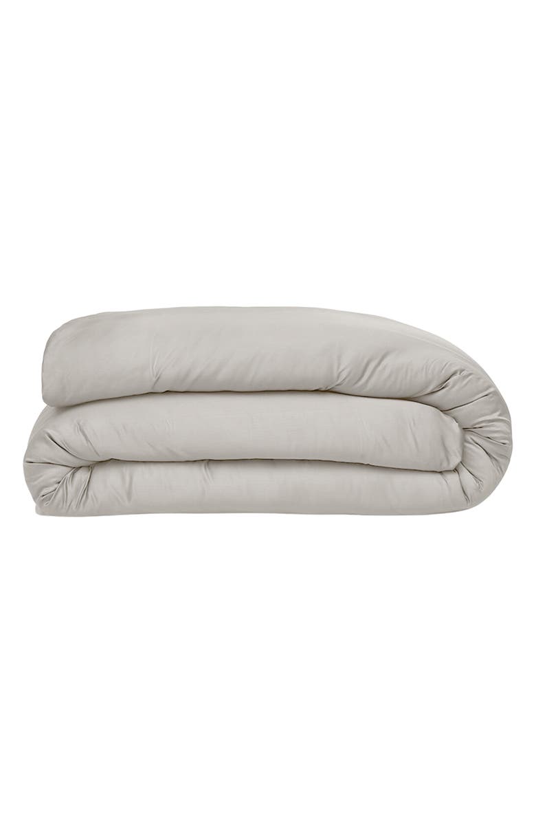 ettitude Signature Sateen Duvet Cover, Main, color, Moon