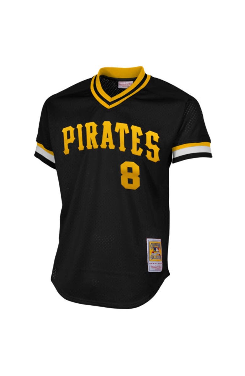 Mitchell & Ness Men's Mitchell & Ness Willie Stargell Black Pittsburgh Pirates 1982 Authentic Cooperstown Collection Mesh Batting Practice Jersey, Alternate, color, 