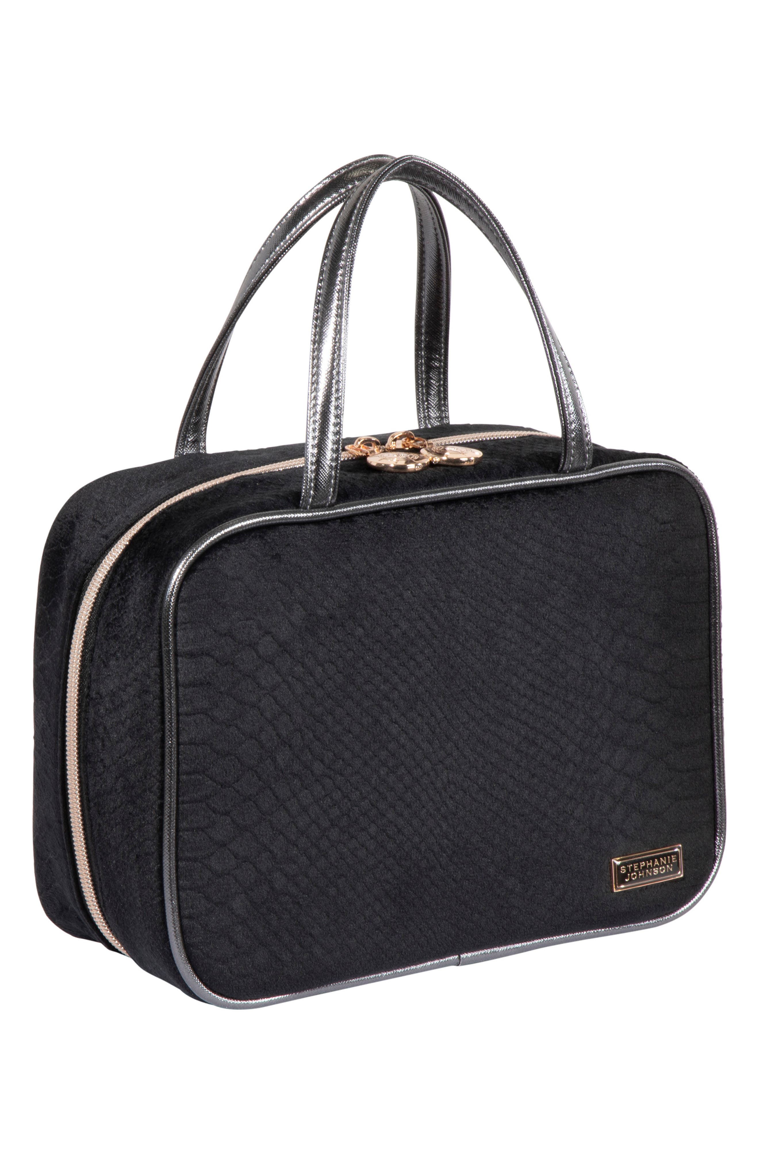 Noir Marais ML Traveler Cosmetics Case, Alternate, color, NO COLOR