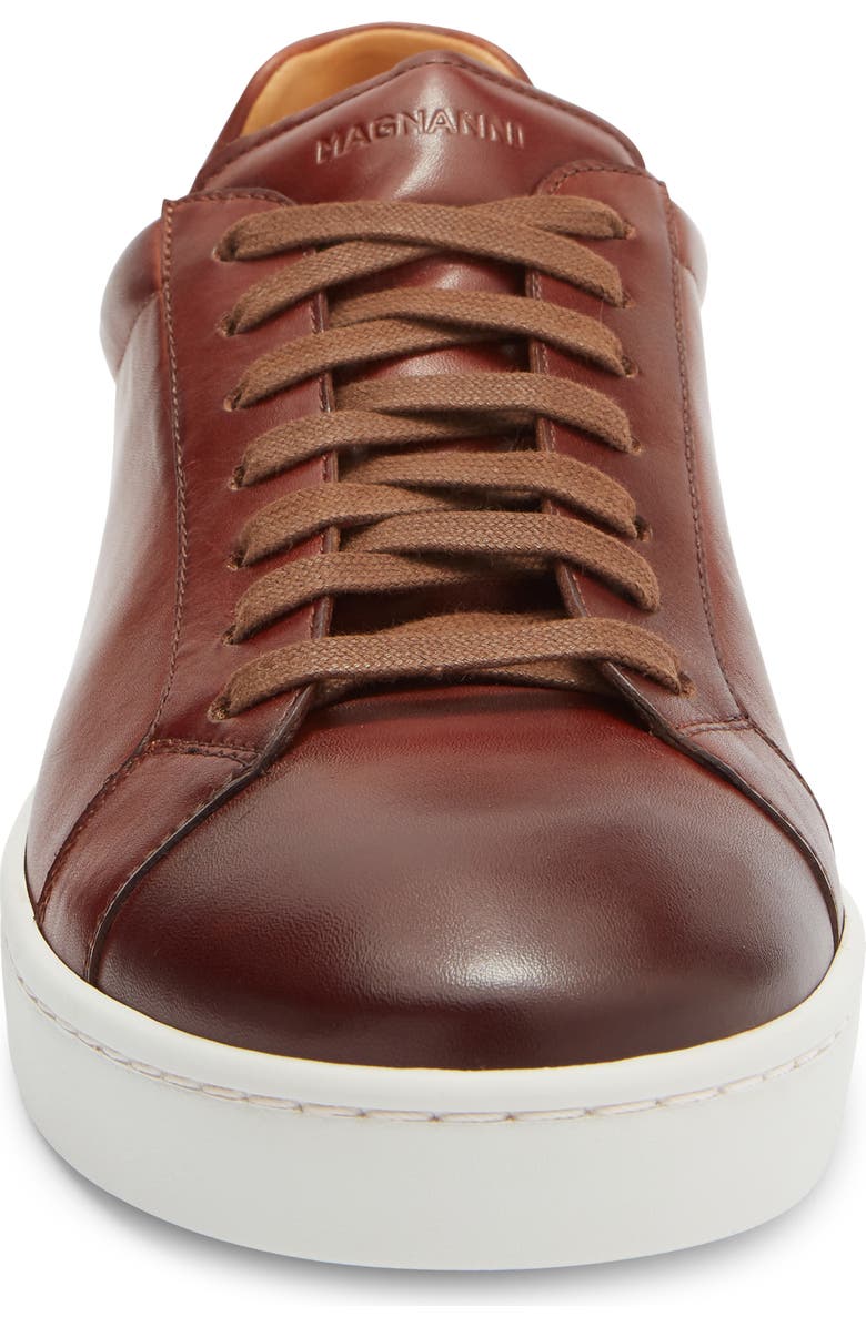 Magnanni Elonso Low Top Sneaker, Alternate, color, Cognac