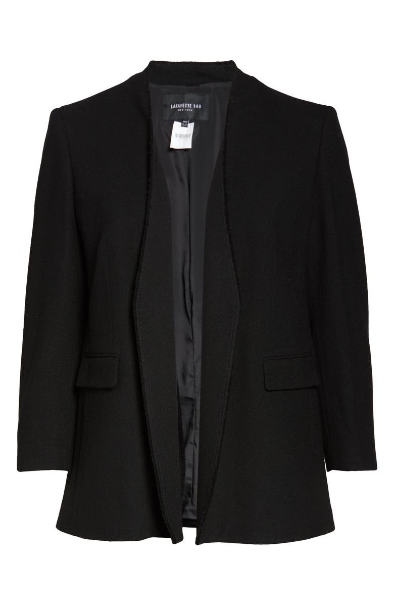 Lafayette 148 New York Erickson Open Front Blazer, Alternate, color,