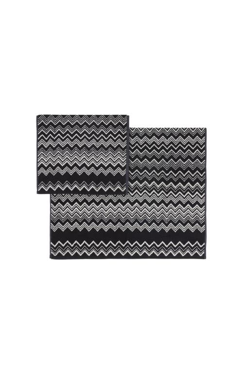 Missoni Home Keith 2-piece Set In Black & White