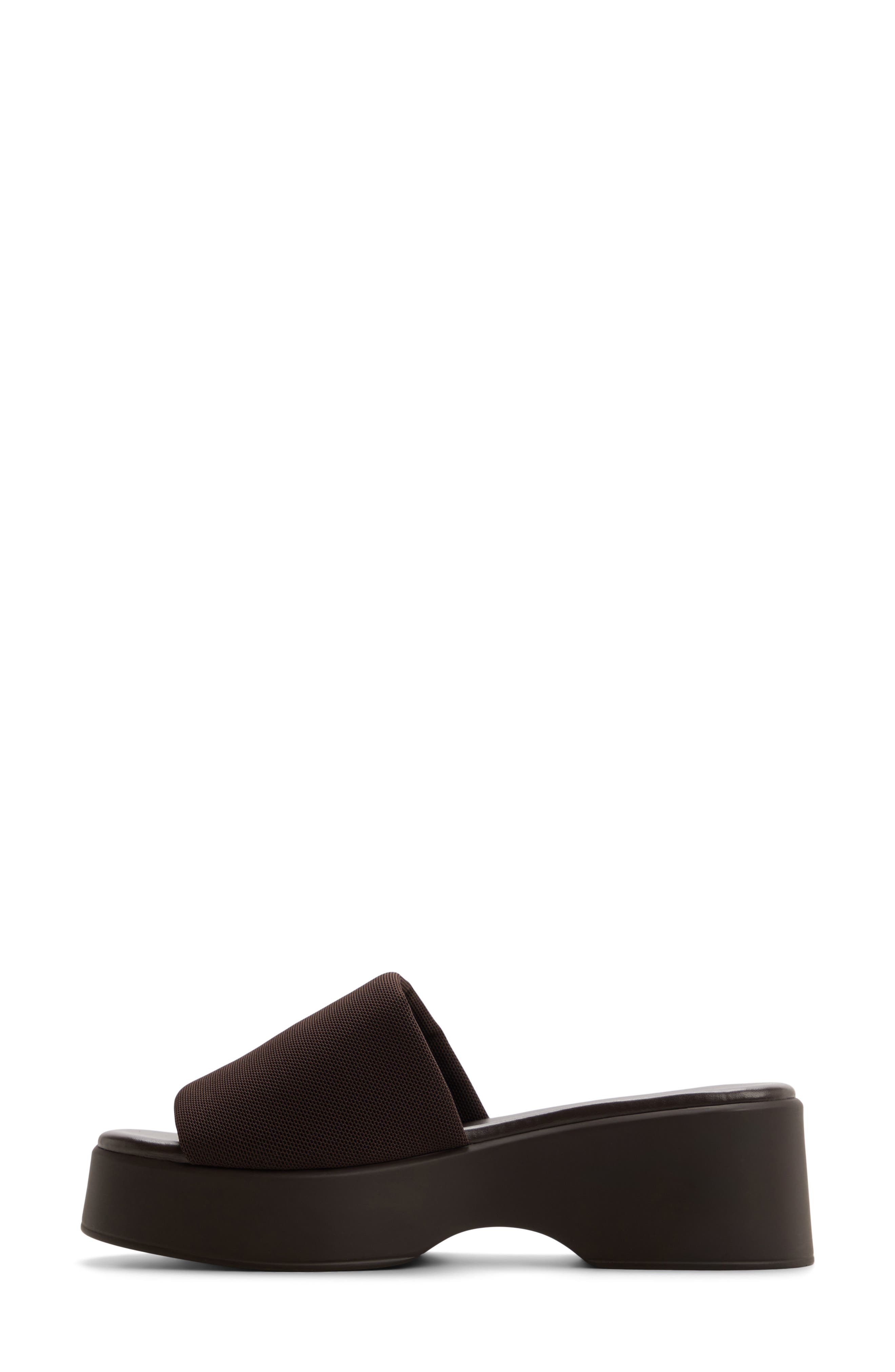 Call It Spring By Aldo Noemii Platform Slide Sandal, Alternate, color, Dark Brown