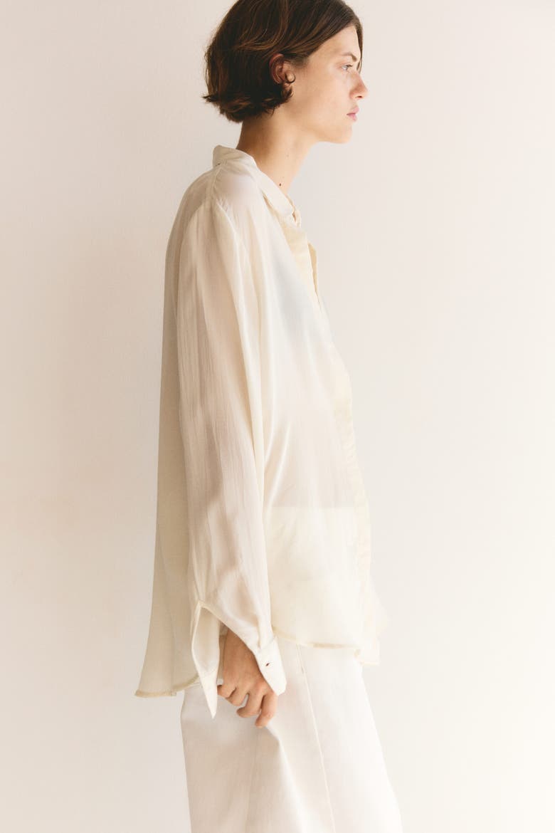 Viscose Shirt, Alternate, color, Light beige