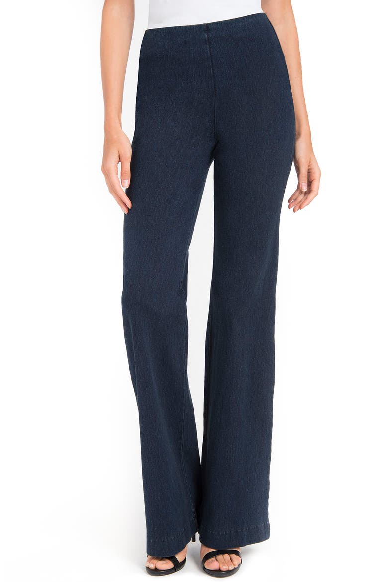 'Lyssentials Wide Leg Denim Trousers, Main, color, INDIGO