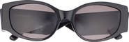 Balenciaga 56mm Oval Sunglasses