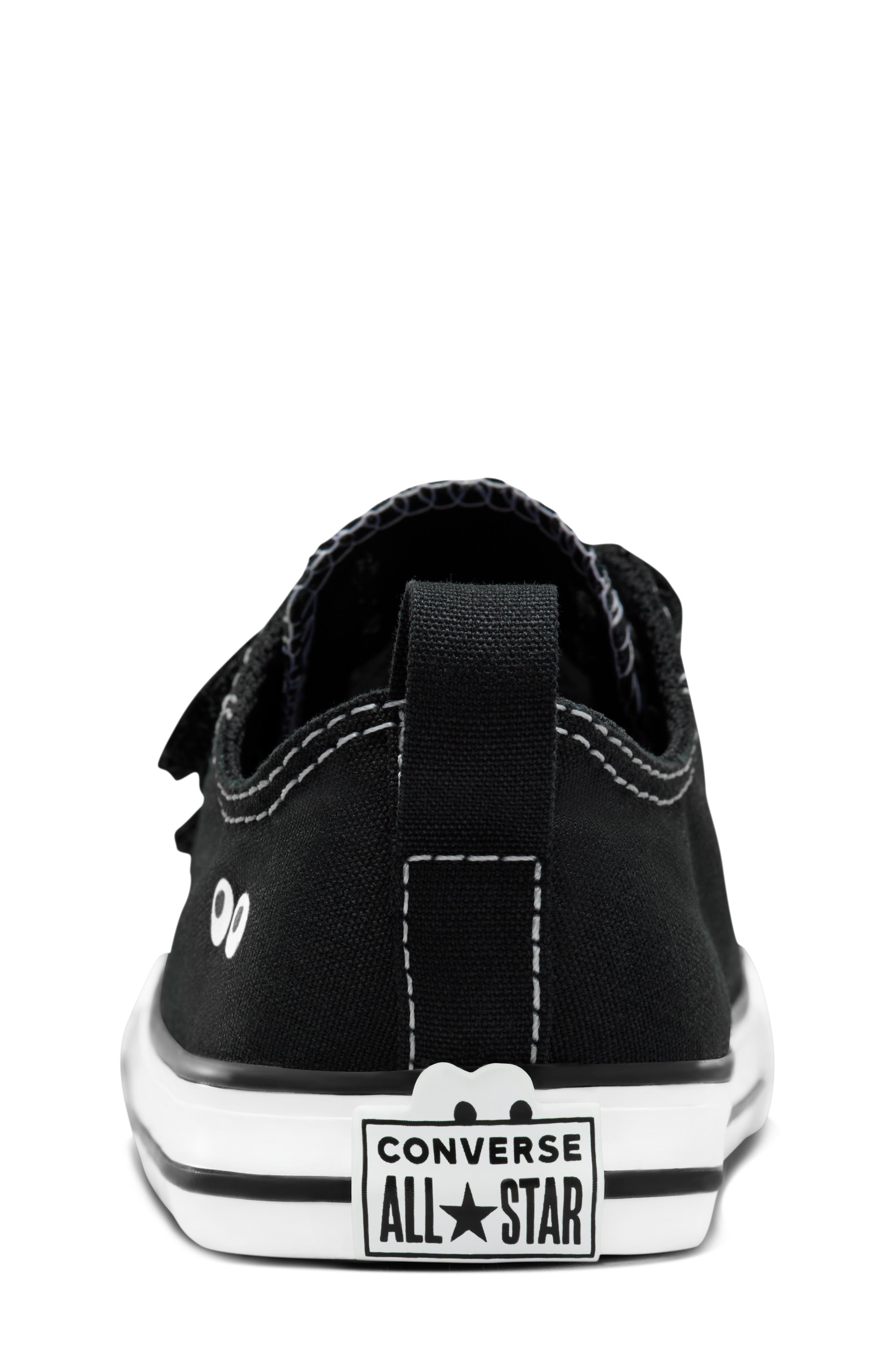 Converse Kids' Chuck Taylor<sup>®</sup> All Star<sup>®</sup> Ox Sneaker, Alternate, color, Black/White/Black