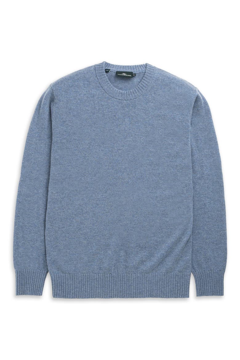 Stewart Island Wool & Cahsmere Crewneck Sweater, Alternate, color, SURF