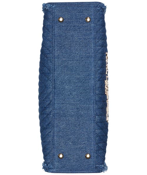 Karl Lagerfeld Paris Savoie Tote In Washed Denim