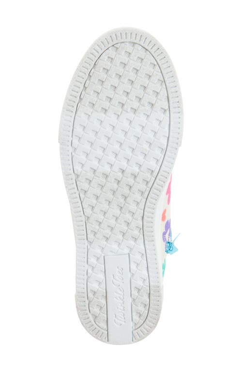 Skechers Kids' Twinkle Sparks Light-up Sneaker In White/multi