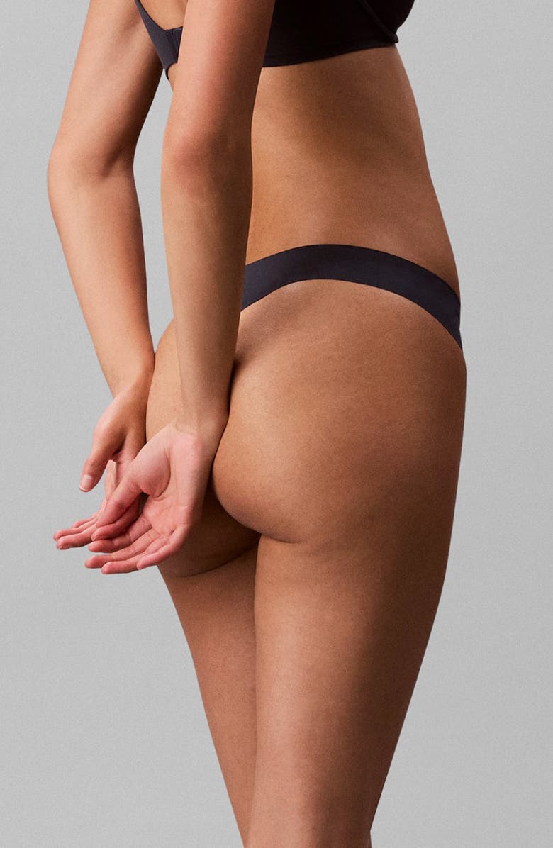 Calvin Klein Invisibles 3-Pack Thongs, Alternate, color, Casual Blue/Speakeasy/Cedar