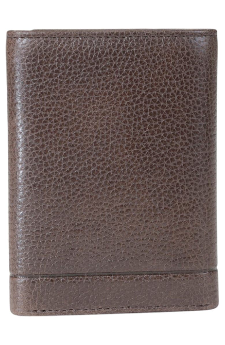 Mancini Fifth Ave RFID Leather Trifold Wallet, Alternate, color, Brown