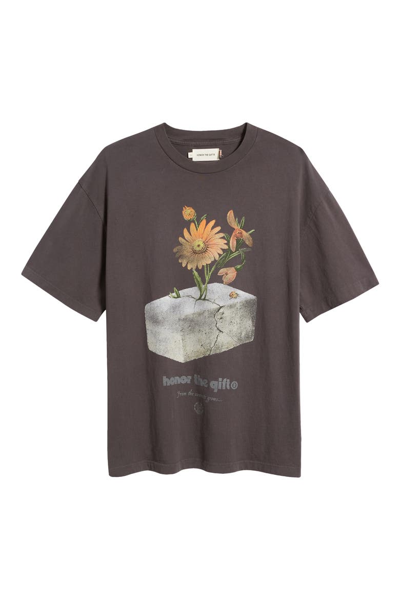 Concrete 2.0 Cotton Graphic T-Shirt, Alternate, color, CHARCOAL