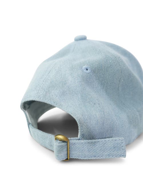 Belle & Bloom Belle Baseball Cap In Blue
