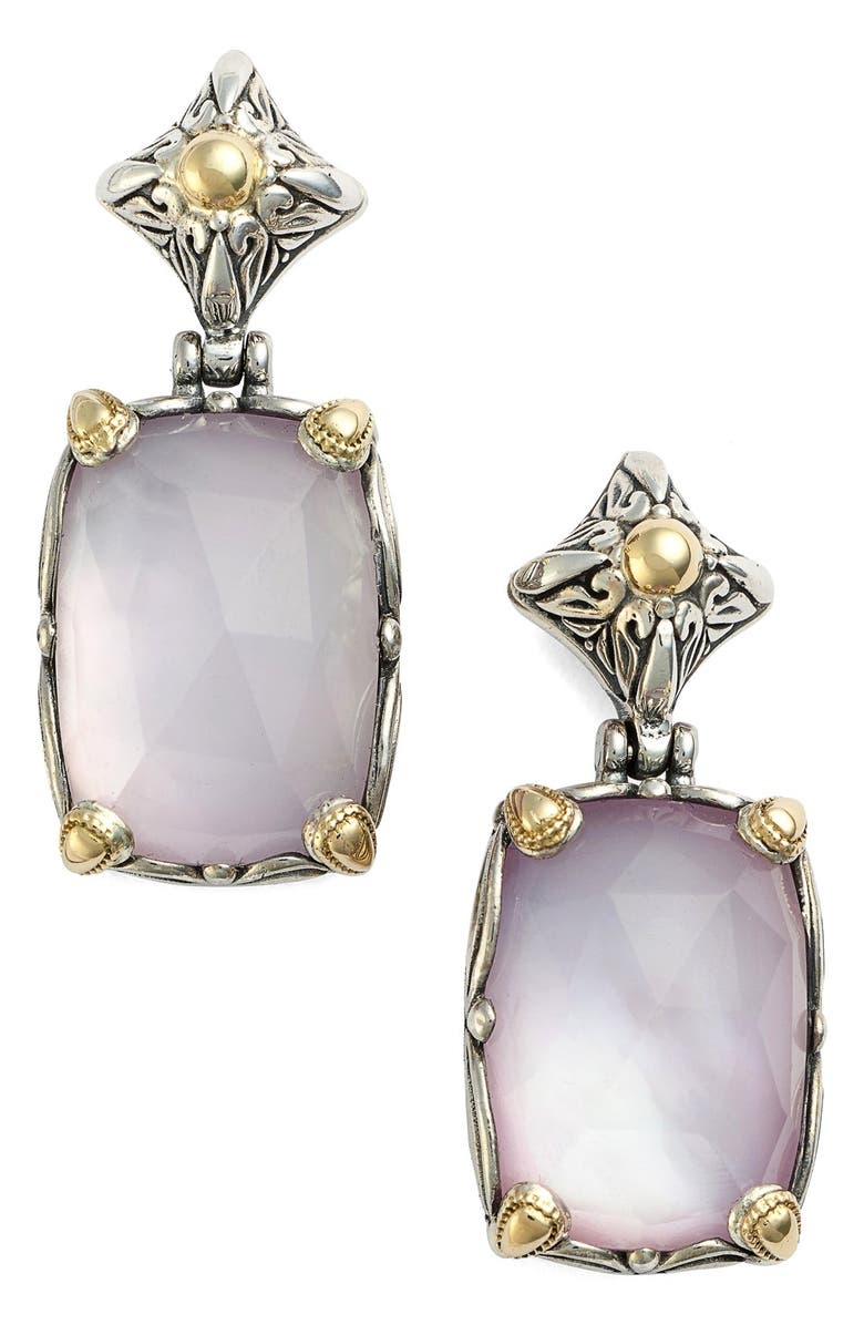 Konstantino 'Iliada' Rectangle Double Drop Earrings, Main, color,