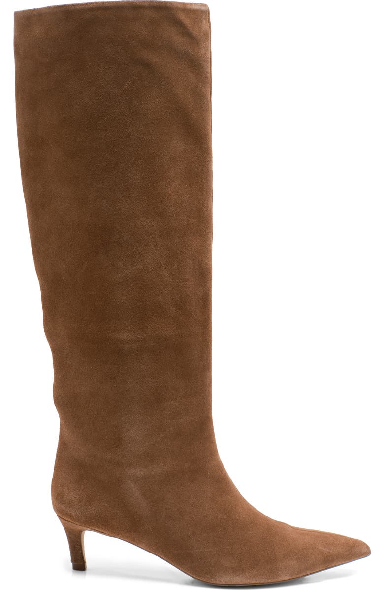 Free People Kiki Knee High Boot, Alternate, color, Tan Suede