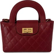 Persaman New York Sveva Quilted Leather Top Handle Bag