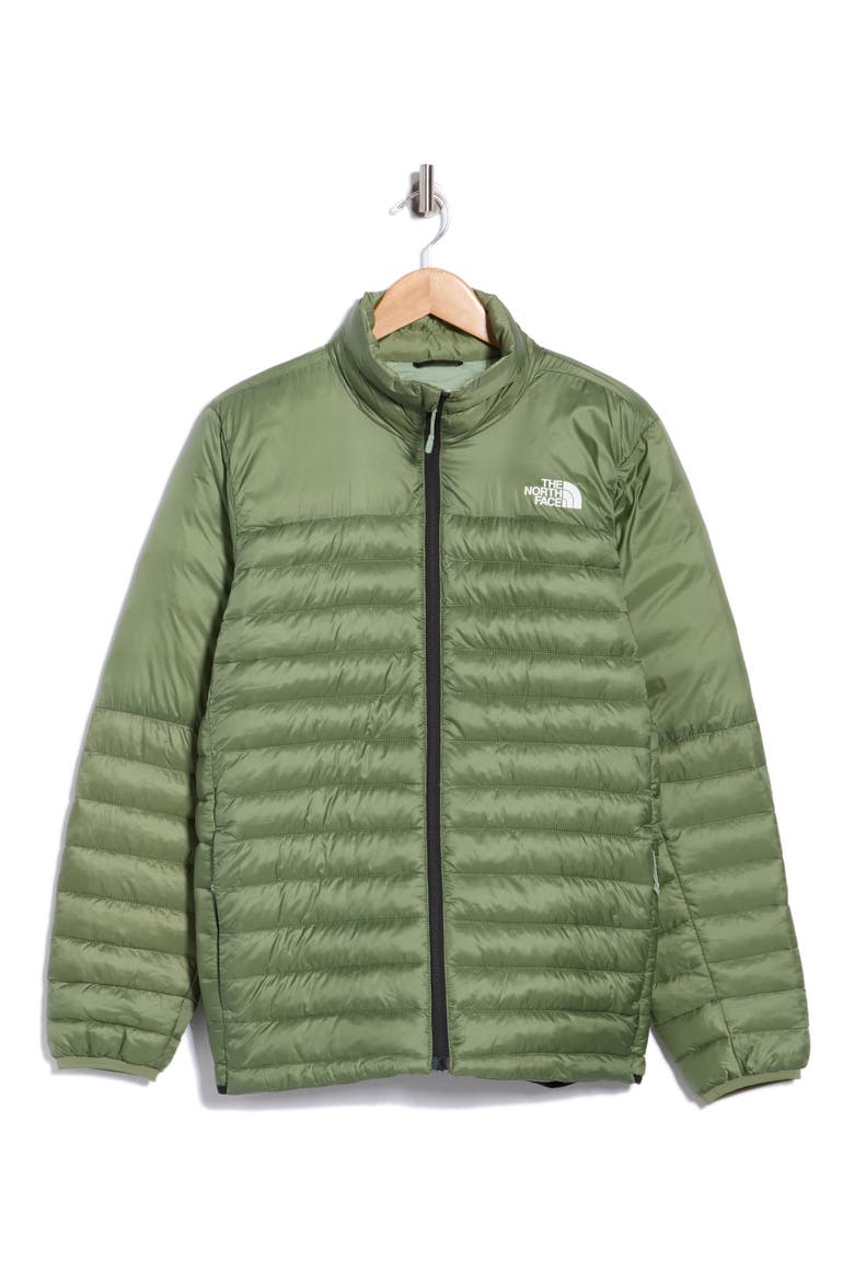 Terra Peak Puffer Jacket, Main, color, BARK MIST