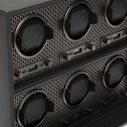 Wolf Axis 6 Piece Watch Winder In Powder Coat