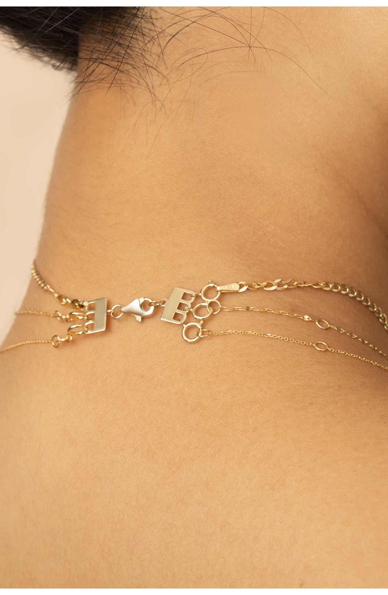 Oradina 14K Gold Layer Me Clasp, Alternate, color, Yellow Gold