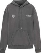 AllSaints Emblem Embroidered Hoodie