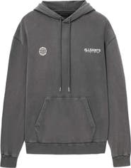 AllSaints Emblem Embroidered Hoodie