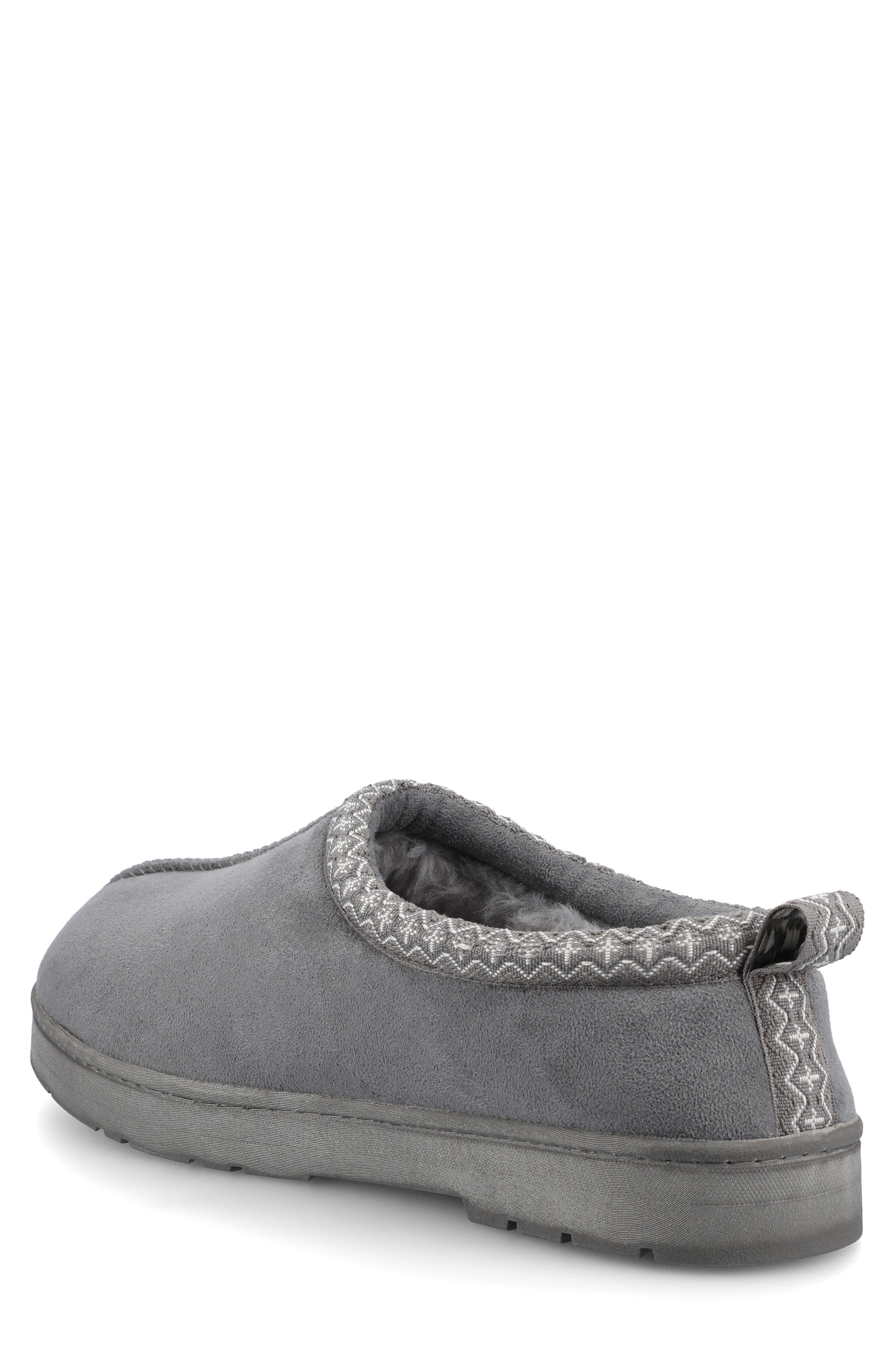 VANCE CO Lance Leather Slipper, Alternate, color, Grey