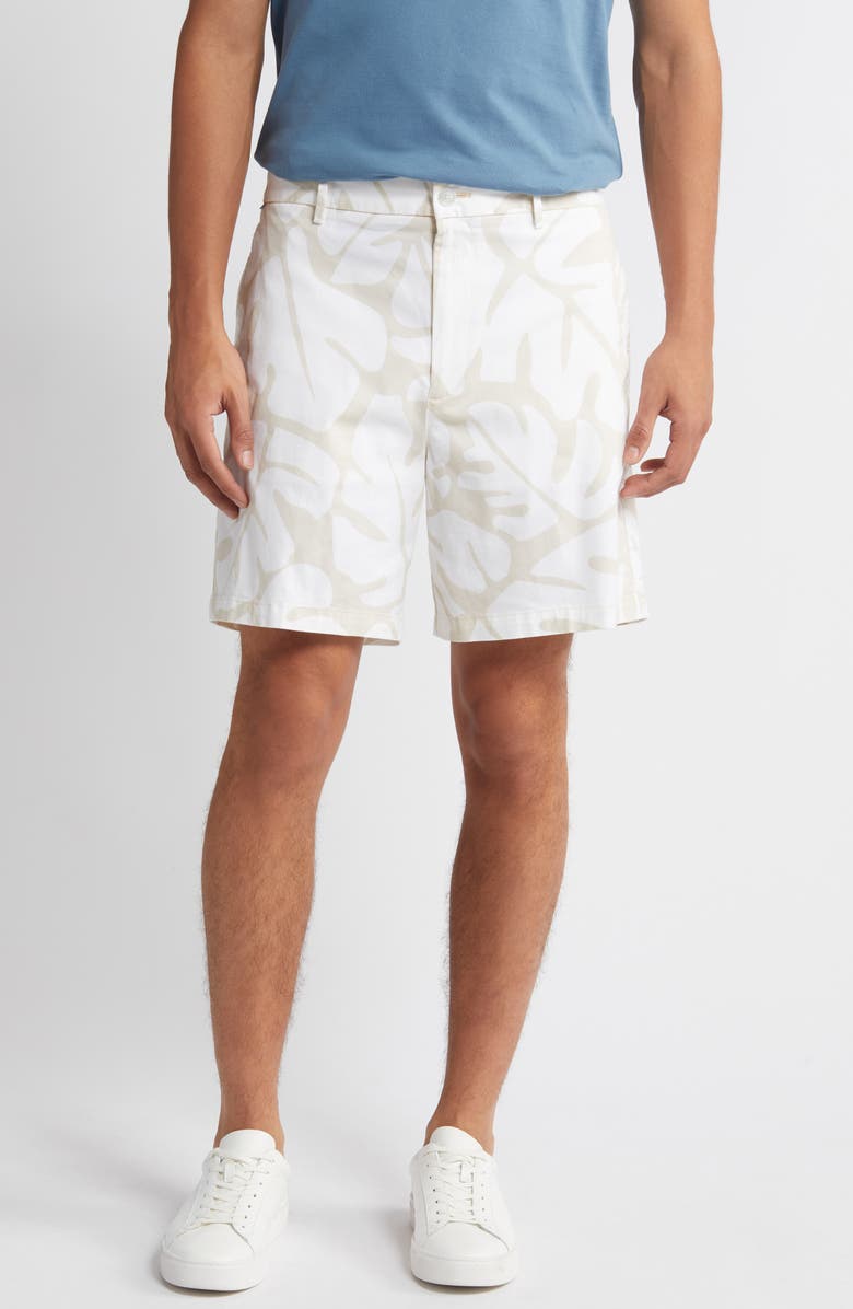 BOSS Karlos Flat Front Shorts, Main, color, 