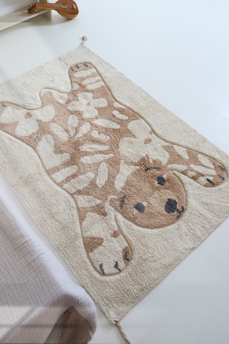 Flowerbear Rug, Alternate, color, MULTI