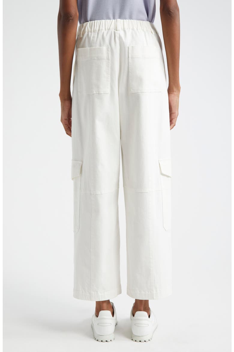 Stretch Cotton Twill Cargo Pants, Alternate, color, CHALKDNU