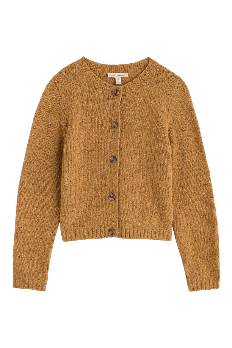 Dawson Pick Merino Wool Blend Cardigan, Alternate, color, GOLDEN PEAR