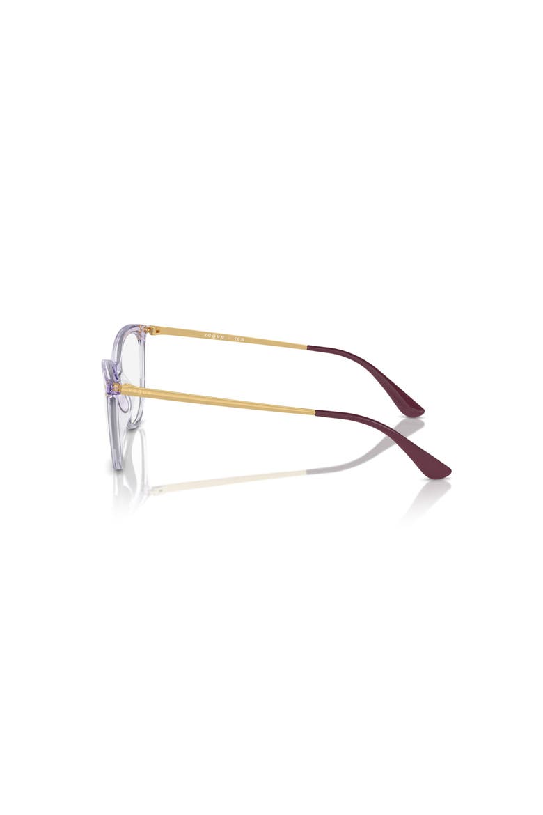 51mm Cat Eye optical glasses, Alternate, color, Violet