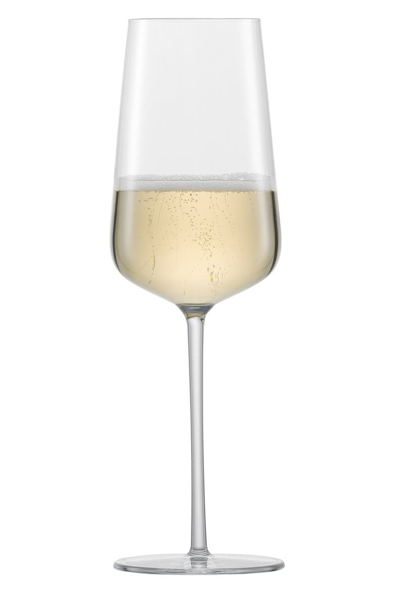 Schott Zwiesel Vervino Set of 6 Champagne Glasses, Alternate, color, CLEAR