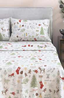 Woven & Weft Turkish Cotton Flannel Holiday Sheet Set