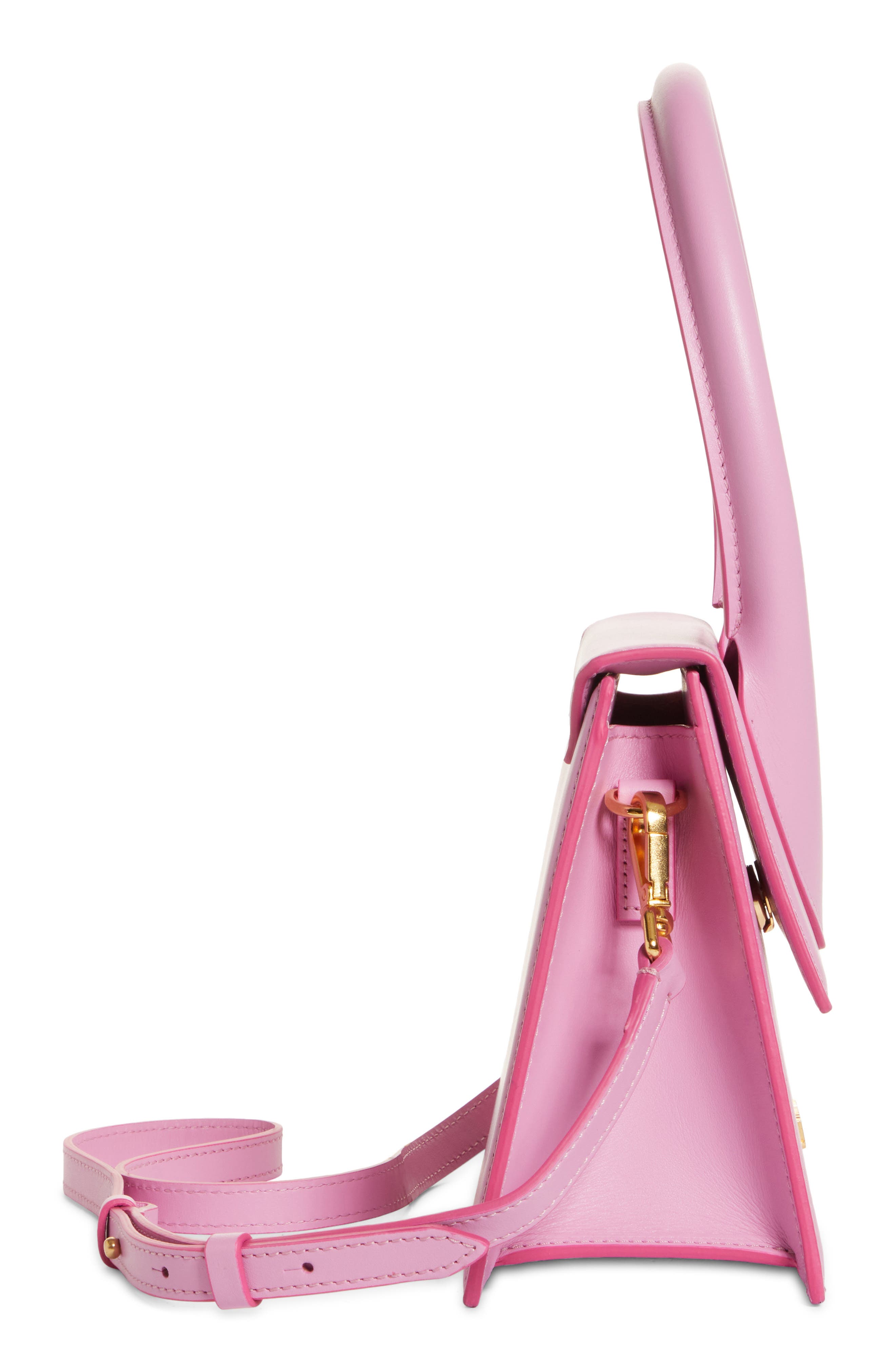 Le Grand Chiquito Leather Top Handle Crossbody Bag, Alternate, color, LIGHT PINK