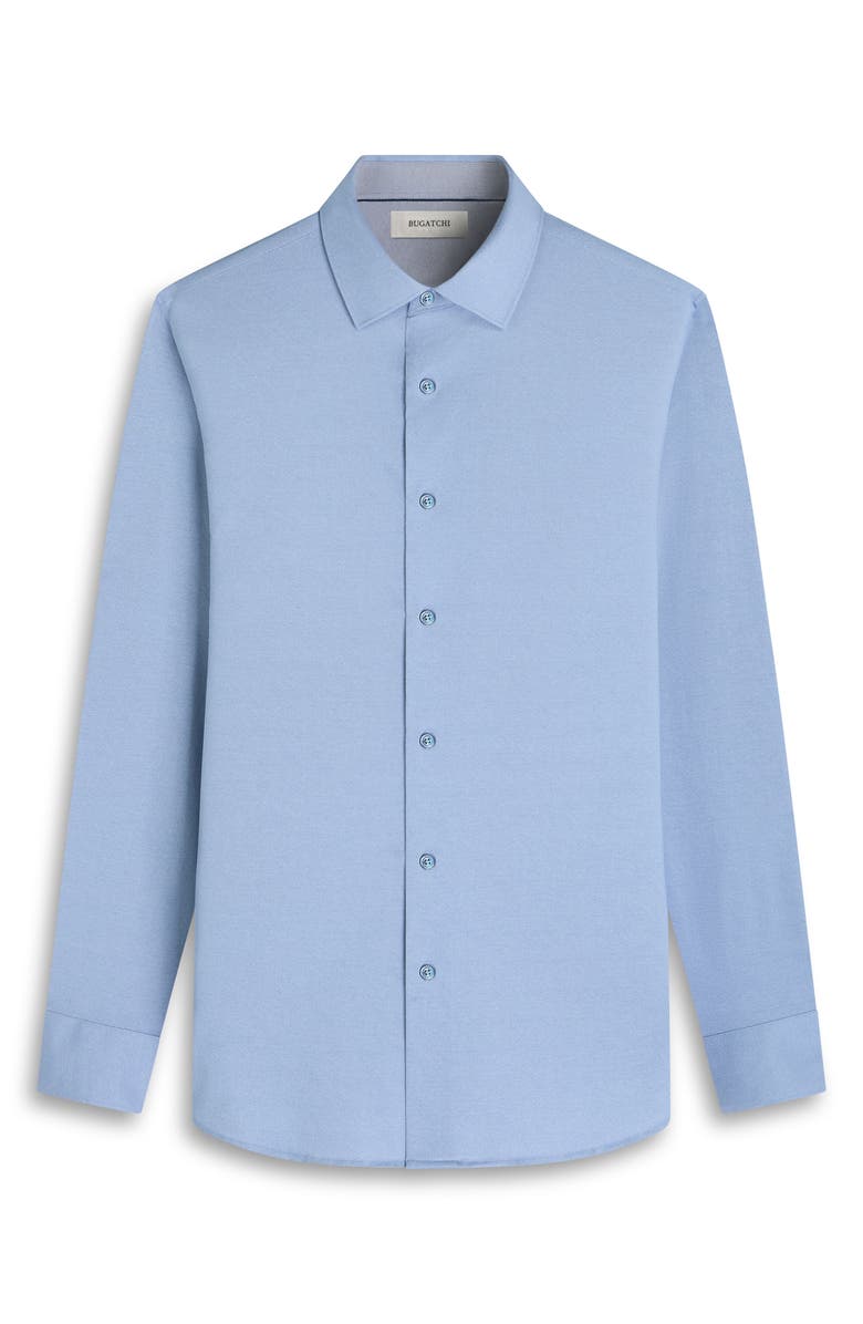 Bugatchi Jimmy OoohCotton<sup>®</sup> Button-Up Shirt, Alternate, color, Ice
