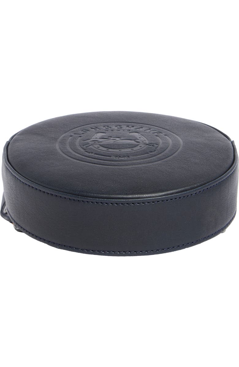 Longchamp Embossed Circular Belt Bag, Alternate, color, Midnight Blue