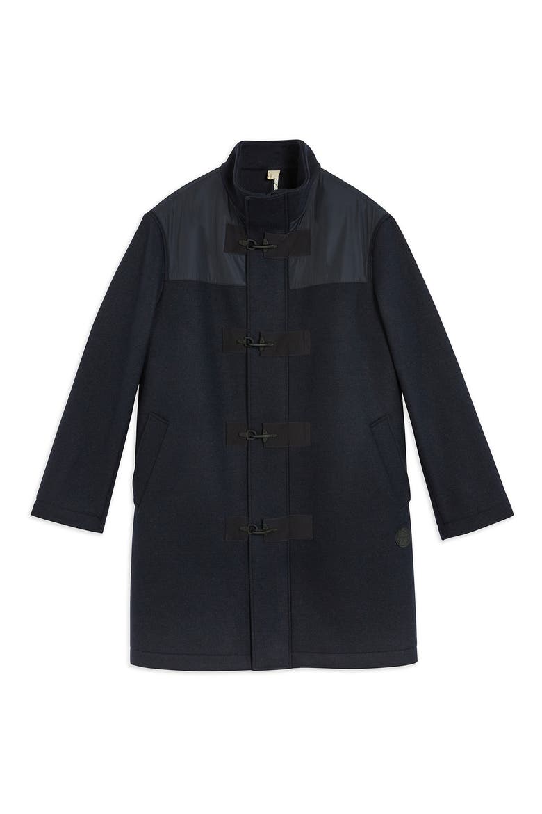Lens Duffle Coat, Alternate, color, NAVY