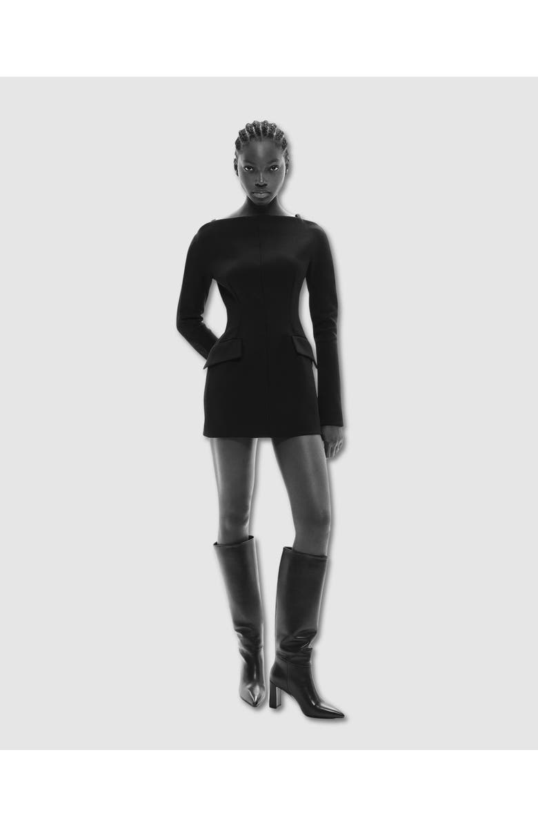 MI/MAI Tracey Wide Heel Long Boots, Alternate, color, Black