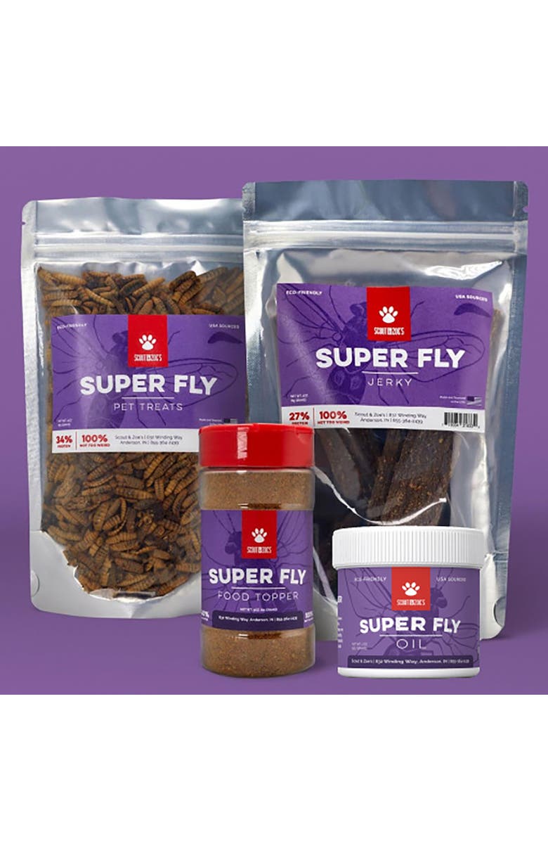Scout & Zoe's Super Fly Black Soldier Fly, Larvae Oil, 1oz Jar, All Pets, Alternate, color, Multicolored