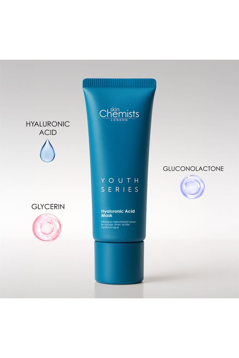 Anti-Ageing Hyaluronic Acid Mask 50ml for Dryness, Fine Lines & Wrinkles, Alternate, color, White
