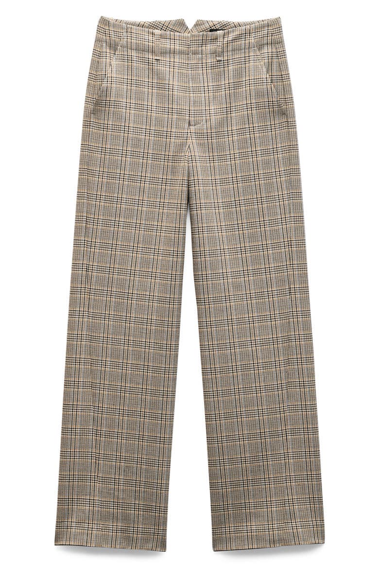 Shea Plaid Wool Blend Pants, Alternate, color, TNMLT