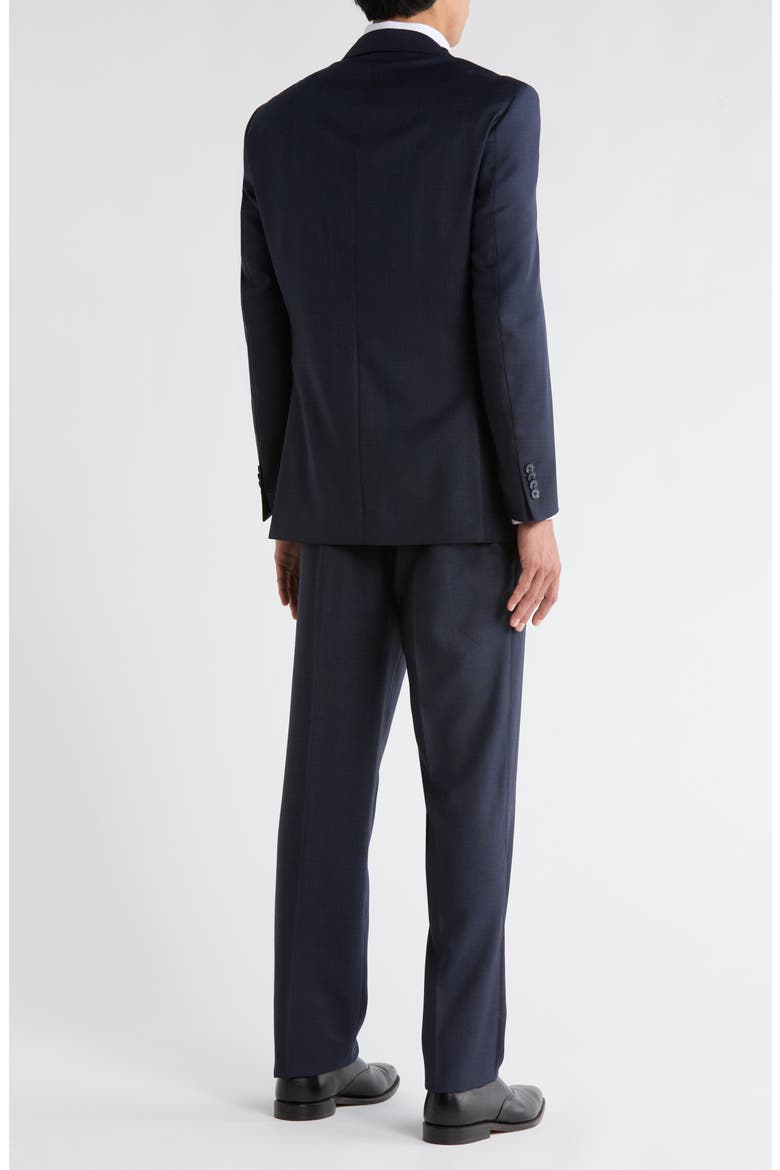 Navy Plaid Wool Suit, Alternate, color, NAVY
