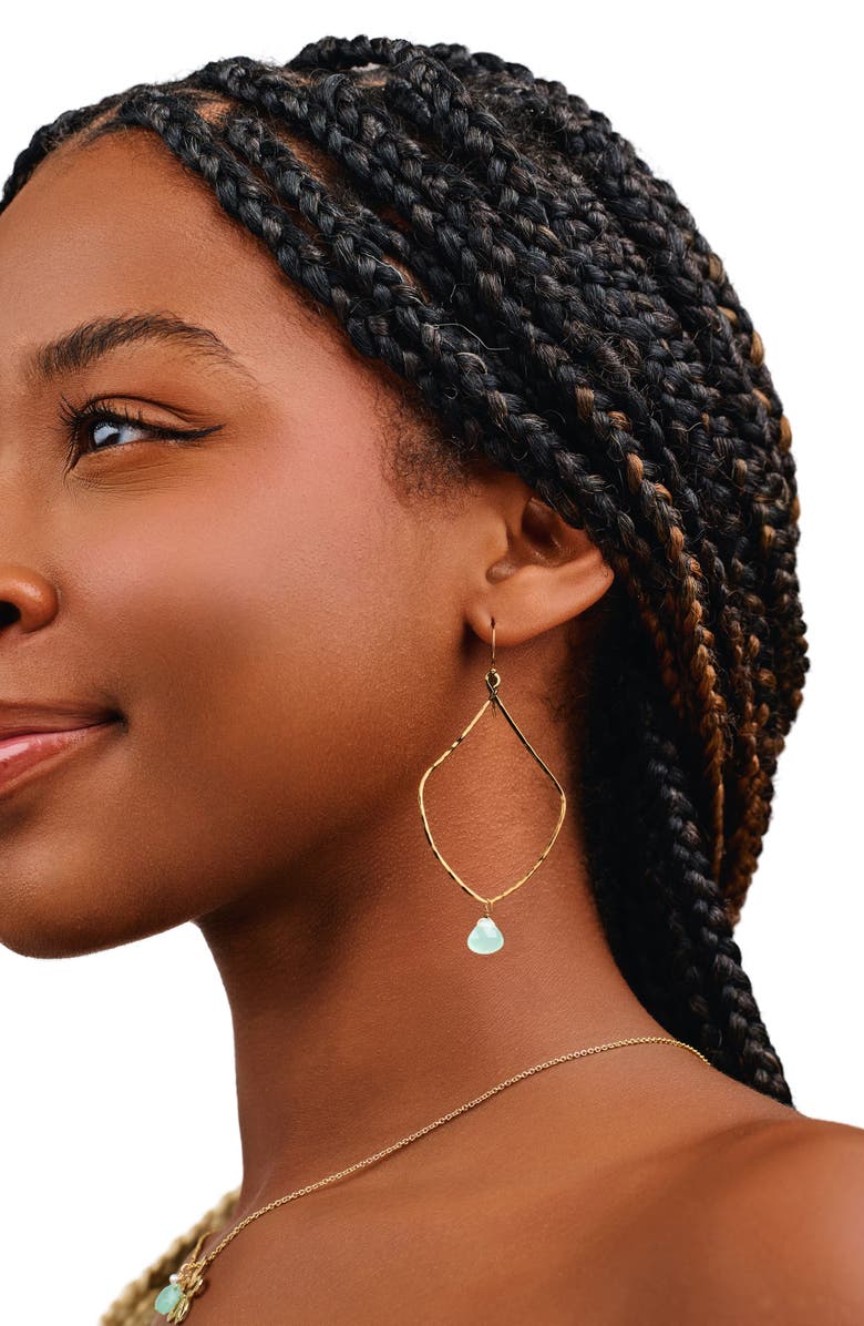 Kiara by Ki-Ele Morocco Drop Earrings, Alternate, color, Gold